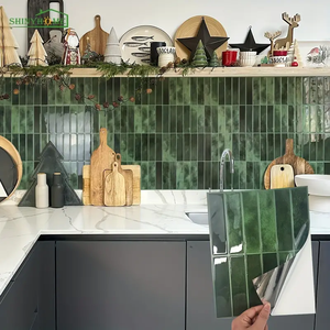 Self Adhesive 3D <strong>Wall</strong> <strong>Tiles</strong> Luxurious Interior <strong>Tiles</strong> <strong>Peel</strong> <strong>Stick</strong> Stone Imitation Texture PU/PET Material Kitchen Bathroom Room - Product Image 1