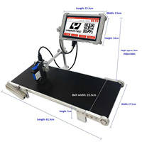 Machine de marquage Yaomatec U3 pour texte, image, logo, date, numéro de série, code-barres, code QR, imprimante industrielle Cij pour carton, bois, PVC
