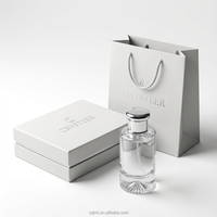 Boîte de parfum de luxe de haute qualité, flacons en verre, boîte cadeau imprimée, tube en papier