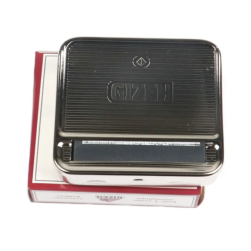Mesin pelinting rokok manual portabel aksesori asap casing penggulung tembakau logam kualitas tinggi 78mm