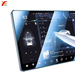 Protetor de tela de vidro do carro AR filme de vidro temperado anti-reflexo para Tesla