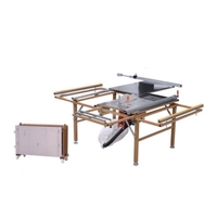 Table de scie coulissante multifonctionnelle de précision LUXTER pour le travail du bois
