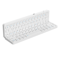 Clavier sans fil portable pliable OEM BT rechargeable pour téléphone et tablette