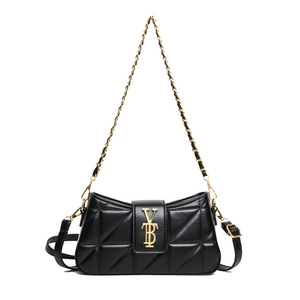 Nuova <span class=keywords><strong>Borsa</strong></span> a Spalla/<span class=keywords><strong>Tracolla</strong></span> in Pelle PU Chic e alla Moda 2026, con Motivo Trapuntato a Rombi, Chiusura a Cerniera, Stile Sottobraccio, da Donna, in Poliestere - Product Image 5