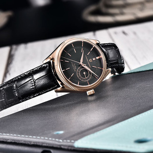 นาฬิกาควอทซ์ผู้ชาย Pagani Design รุ่น PD-1689 ปฏิทินแบบอนาล็อก ตัวเรือนสแตนเลส สายหนังสีดำ กันน้ำ 200 เมตร - Product Image 4