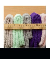 Fabrication de haute qualité épais hiver automne épaissi chaussette cachemire Tube éponge floue confortable chaussettes pour femmes