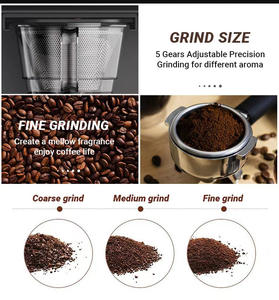 Vente chaude Entièrement Automatique Commercial Espresso Cappuccino <span class=keywords><strong>Machine</strong></span> Tasse <span class=keywords><strong>À</strong></span> Haricots Entreprise Boîtier En Plastique Isolé Moulin <span class=keywords><strong>À</strong></span> <span class=keywords><strong>Café</strong></span> - Product Image 5