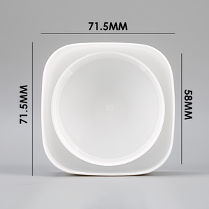 Customized Transparent Bottle PET Plastic Candy Container <b>Empty</b> Nutty <b>Jars</b> for Food Packaging with White Screw Cap - Product Image 4