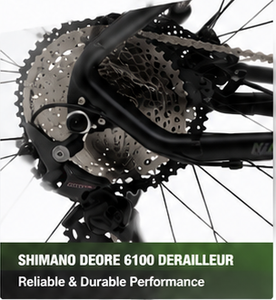<span class=keywords><strong>Bicicleta</strong></span> <span class=keywords><strong>de</strong></span> Montaña Ligera con Bloqueo Remoto, Horquilla <span class=keywords><strong>de</strong></span> Suspensión <span class=keywords><strong>de</strong></span> Aire, Tija <span class=keywords><strong>de</strong></span> Aleación Forjada, <span class=keywords><strong>Cassette</strong></span> <span class=keywords><strong>de</strong></span> 12 Velocidades para Aventuras al Aire Libre para Adultos - Product Image 3