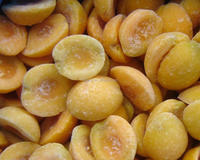 Fabriekslevering Bulk IQF Diepvries Abrikozenhelften 10kg ISO Gecertificeerd 24 Maanden Houdbaarheid voor Smoothie Bowls, Juice Bars, Natuurlijk Zoet