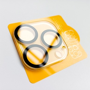 Protecteur de caméra à couverture complète pour iPhone 13 <span class=keywords><strong>pro</strong></span> max Verre trempé pour iPhone 13 Flash <span class=keywords><strong>Circle</strong></span> protecteur d'objectif de caméra - Product Image 4