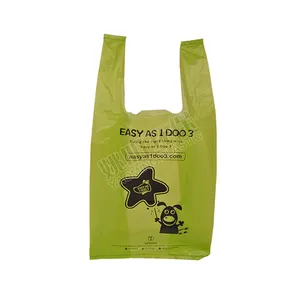 HOT sale Easy Tie Cornstarch Material Holder Dog Pet Waste Bag