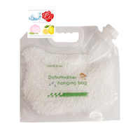 Sachet de recharge jetable pour déshumidificateur, écologique, à base de chlorure de calcium, perles aromatiques, parfum lavande océanique, portable, pour la maison