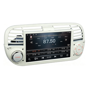 Autoradio Android 7'' con Montaggio su Cruscotto per <span class=keywords><strong>Fiat</strong></span> 500 C 2007-2015, Android <span class=keywords><strong>Auto</strong></span> Wireless, CarPlay Integrato, WiFi, MP3, USB, 1024x600, 1 Anno di Garanzia - Product Image 1