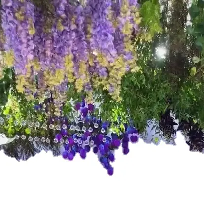 JHファクトリーBlossomHavenフローラルタペストリー: 芸術的な造花の壁の装飾