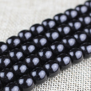 Cuentas de oración de cáscara de coco, forma cilíndrica redonda de 8x7mm, 114 piezas para hacer pulseras, material premium de Hainan, color original - Product Image 3