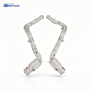 FlowTech T304 สแตนเลสสตีล 200 เซลล์ ไฮโฟลว์ สำหรับ Mercedes G63 AMG W465 M177 4.0T V8 - Product Image 3