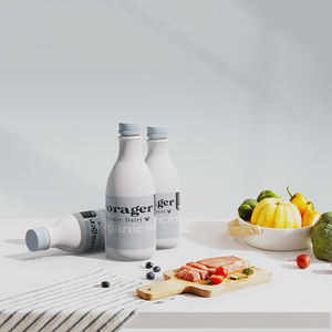 Botellas de Plástico para Jugos con Tapas, Botellas Reutilizables para Jugos, Recipientes Transparentes para Bebidas con Tapas para Hacer Jugos - Product Image 5