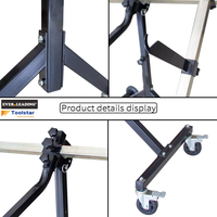 Support de panneau de voiture rotatif en métal 1080x1000x1280mm avec conception anti-basculement pour la préparation à la réparation de collision et la pulvérisation