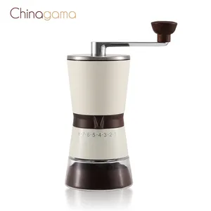 ステンレス鋼バリハンドコーヒーグラインダーミルを備えたIFデザイン賞調整可能な手動コーヒー豆グラインダー