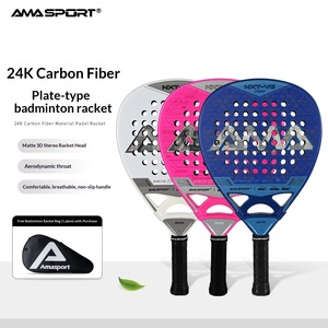 ไม้เทนนิส AMASPORT, ไม้พาเดลคาร์บอนไฟเบอร์ 24K, รุ่นฝึกซ้อม/แข่งขัน - Product Image 2