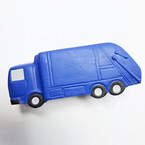 Balle anti-stress camion poubelle avec logo personnalisé, jouet à presser pour la promotion d'entreprise - Product Image 2