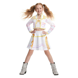 Costume de chasseur de démons pour enfants filles, ensemble de vêtements de chanteuse pop, origine Zhejiang, avec étiquette et tags - Product Image 3