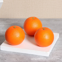 Modèle de fruit en mousse orange réaliste, accessoire de décoration pour la maison, la cuisine, les vitrines de supermarché et les systèmes pédagogiques