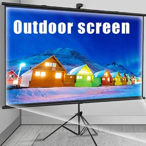 Touyinger — écran de Projection Portable 16:<span class=keywords><strong>9</strong></span>, 72, 84, 100 pouces, blanc, pour projecteur bord de la télévision, écran Audio-visuelle - Product Image 4