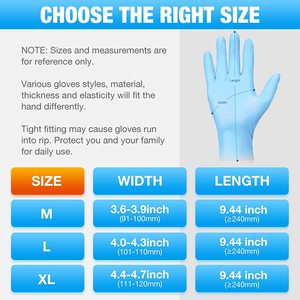 Găng tay Nitrile <span class=keywords><strong>PPE</strong></span> dùng một lần bảo vệ tay <span class=keywords><strong>PPE</strong></span> dùng một lần bột không thấm nước giá nhà máy giá rẻ - Product Image 5