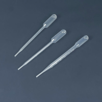 Pipette de transfert en plastique jetable Youlai compte-gouttes liquide calibré adapté à une utilisation en laboratoire