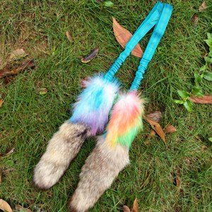 Juguete Ecológico Personalizado para Perros, Cola de <span class=keywords><strong>Zorro</strong></span> Auténtica, Juguete Interactivo para Exteriores, Juguete de Alta Calidad para Masticar y Jugar para Perros Grandes - Product Image 3