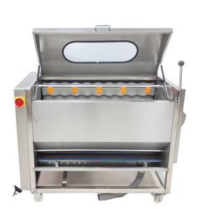 Industrial Vegetable Potato Carrot Taro <strong>Cassava</strong> Ginger Yam <strong>Root</strong> Washing and Peeling Washer Peeler Machine - Product Image 1