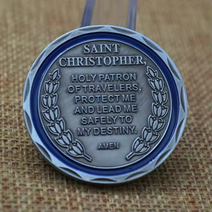 Pièce de monnaie commémorative personnalisée en alliage de zinc 2D/3D, avec logo estampé double face, pièce de défi en laiton antique - Product Image 5