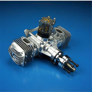 Dle60 RC vliegtuig benzine motor tweecilinder tweetakt zijuitlaat natuurlijk windgekoeld handstart cc cilinderinhoud - Product Image 1