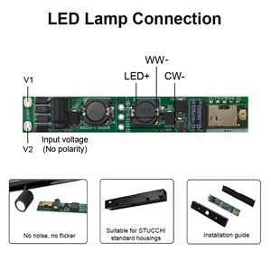 Ledeast KD-100-400-G1CAS liên tục hiện tại casambi Dimmable dẫn lái xe với ngắn mạch trên tải cho ánh sáng trần ánh sáng theo dõi - Product Image 1