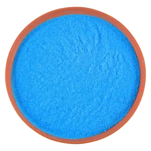 Sulfate Pentahydraté De Qualité Alimentaire Prix De Cuivre Bleu Cristal Soluble dans L'eau et L'alcool CUSO4 5H2O 7758-99-8 98.5% Min 2 Ans