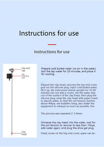 Tensiomètre de sol portable testeur d'irrigation Ergomètre de sol avec Tube en céramique poreux à prix bon marché pour l'irrigation agricole - Product Image 6