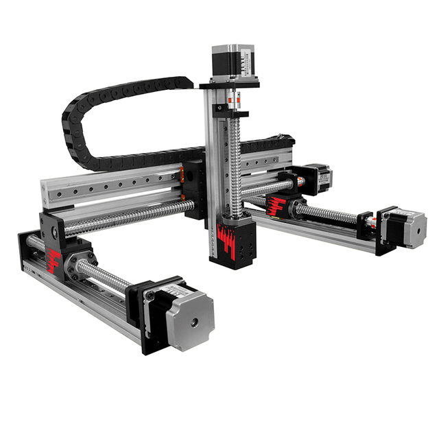 Linear Rail Motor Robotic Arm Stage Z Axis Table Cartesian Robot 2 Year Warranty Linear Positioning System