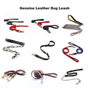 Correa de cuero trenzado resistente para perros y mascotas Sennier, <span class=keywords><strong>collar</strong></span> para caminar de entrenamiento con lazo y patrón de letras - Product Image 6