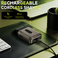 Rasoir électrique portable à grille ultra-fine de 0,05 mm pour hommes, rasoir de voyage, prêt à être expédié, commande en gros bienvenue