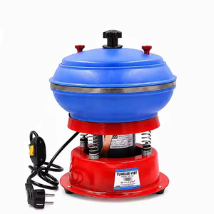 8-Inch <b>Micro</b> Vibration Jewelry Polishing <b>Machine</b> Workpiece Surface with Barrel Vibration for Metal Silver Gold Jade Jewelry - Product Image 1