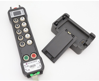 Control Remoto Recargable de 10 Teclas y Una Velocidad para Grúa Inteligente, Transmisor y Receptor para Remolque, Polipasto Eléctrico de Cadena
