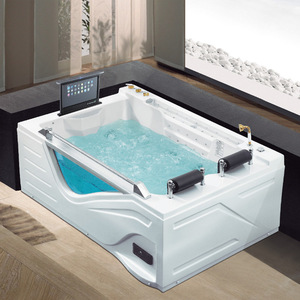 Bañera de <span class=keywords><strong>Hidromasaje</strong></span> Acrílica con Chorros de Aire, Bañera de Masaje para Hotel, Apartamento u Hogar - Product Image 2