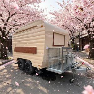 Food Carts Mobile Trailers <b>Small</b> Three Meter Food Trailer Fully Equipped Snack Food Container Trailer Cooking Equipment - Product Image 1