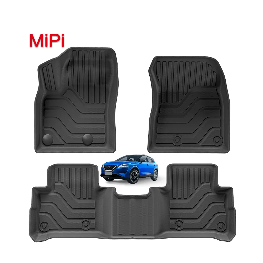 New Car Floor Mat For NISSAN Qashqai 2023 TPE 3D Kashkai Car Carpet Custom Waterproof Non-slip Nissan Rogue Sport Car Mats