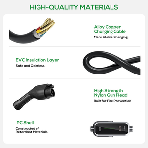เครื่องชาร์จ16A ไฟฟ้า32A เร็วสำหรับรถยนต์สถานีชาร์จ EV Type1/หัวเชื่อมต่อ2 TSL รับประกัน1ปี - Product Image 5