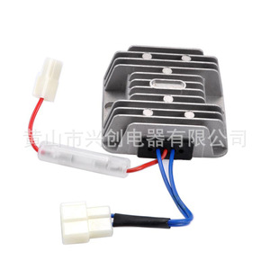 ตัวควบคุมแรงดันไฟฟ้าแบบเรียงกระแส ระยะห่างรู 6.5 ซม. สำหรับเครื่องพรวนดิน อะไหล่เครื่องกำเนิดไฟฟ้า วัสดุอะลูมิเนียม - Product Image 3