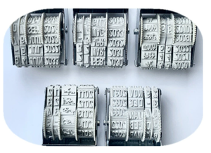 Numéros modifiables 12 mois 365 jours <span class=keywords><strong>Tampon</strong></span> de bureau de petite taille - Product Image 4