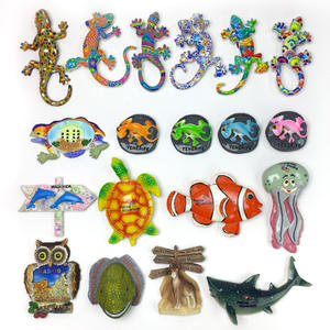 Juego de Imanes de Resina Vibrantes con Forma de Animales, Imanes de Recuerdo Coloridos para Decoración del Hogar y Regalos - Product Image 1